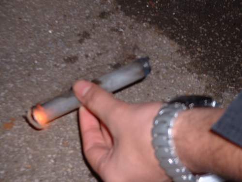 Burning Reagenzglas #2