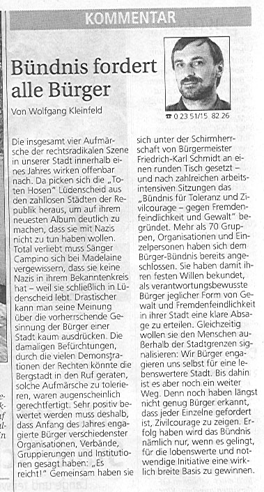 Lüdenscheid #13 - Lüdenscheid = Nazistadt = Scheißstadt