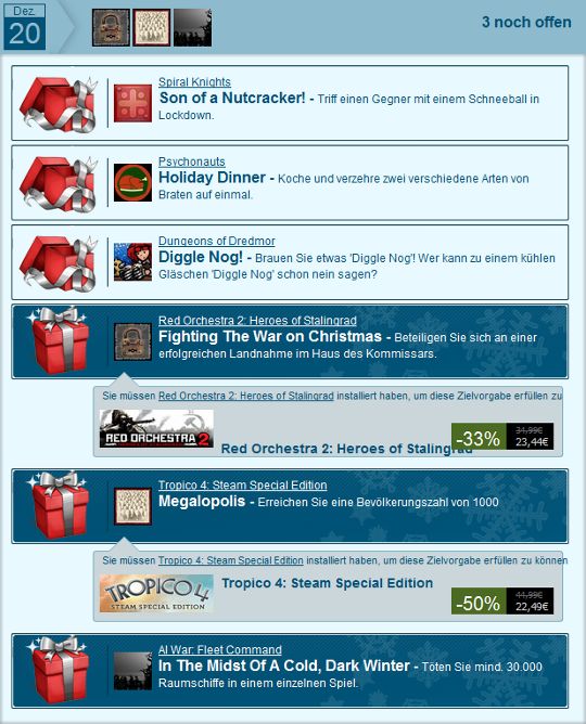 So viele Geschenke