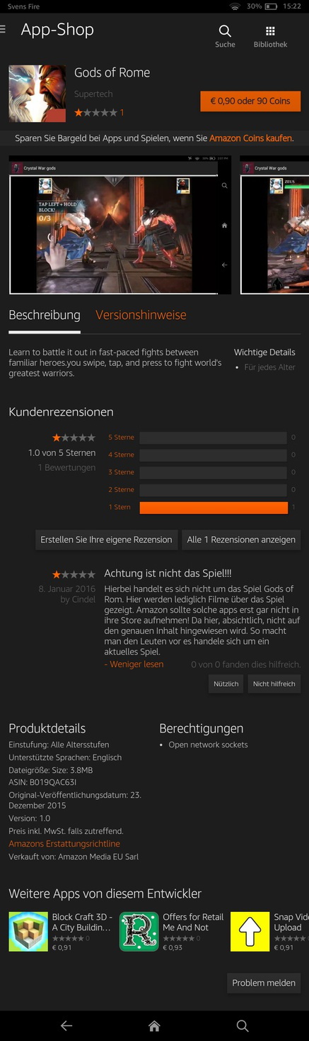 Amazon-Gestöber - #5 - Appsoluter Wahnsinn