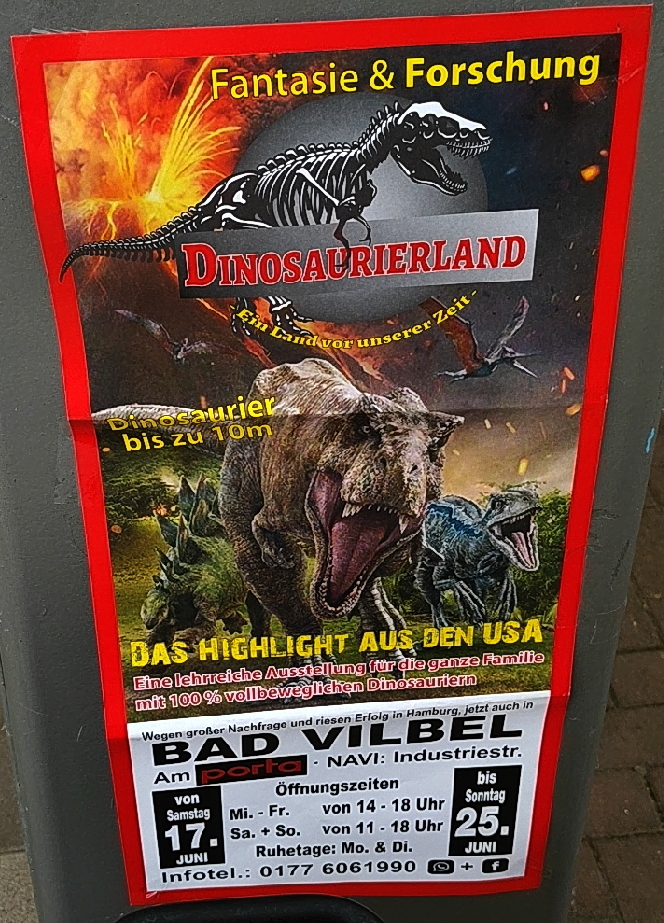 100% beweglicher Dinosauriern