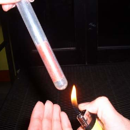 Burning Reagenzglas #2