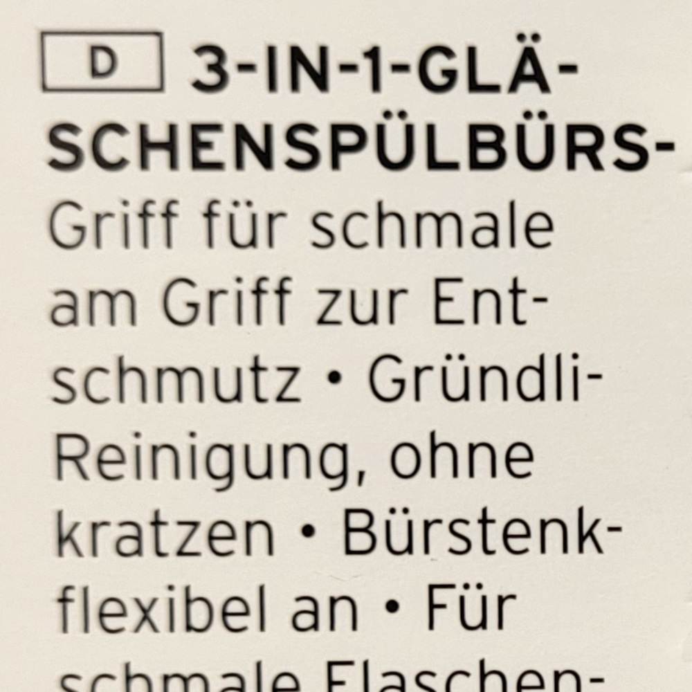 Gläschenspülbürs