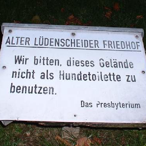 Lüdenscheid #4 – Der Friedhof ohne Gräber