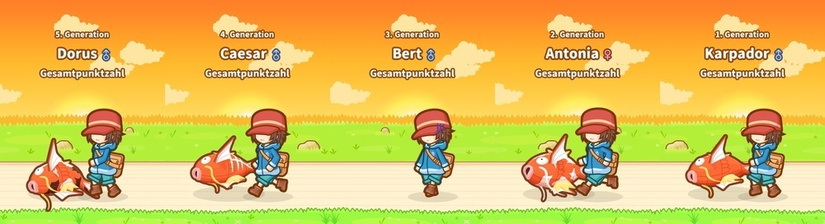 Karpador Jump - 50 Generationen später