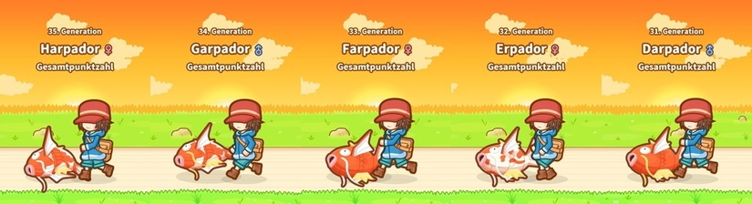 Karpador Jump - 50 Generationen später