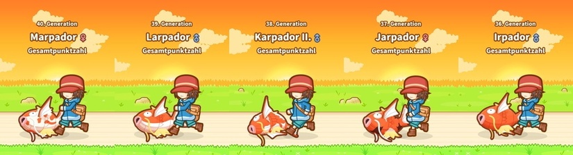 Karpador Jump - 50 Generationen später