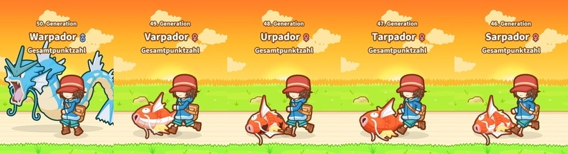 Karpador Jump - 50 Generationen später